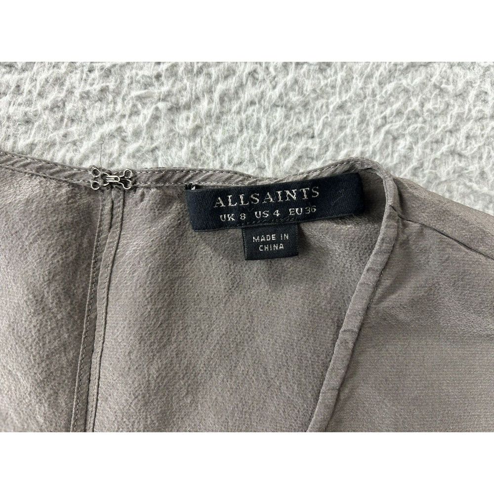 All Saints Taupe Mini Dress - image 4